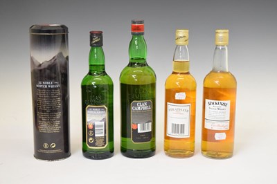 Lot 825 - Clan Campbell, Mackenzie Scotch Whisky and Strathayr Finest Scotch Whisky