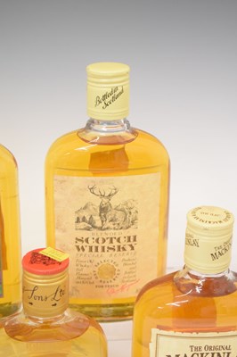 Lot 503 - Five half bottles of Special Reserve Scotch Whisky, Mackinlay and Grant's (7)