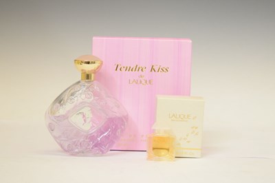 Lot 577 - Lalique Tendre Kiss perfume bottle, and one other