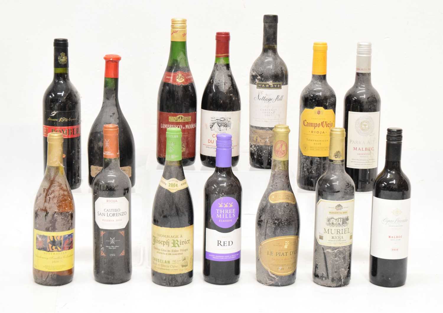 Lot 807 - Fourteen bottles of red table wine