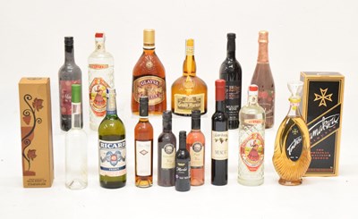 Lot 520 - Quantity of liqueurs, etc to include Ricard Pastis, Anis de la Hortelana, Glayva, Grand Marnier Cordon Jaune, Tamakari, etc