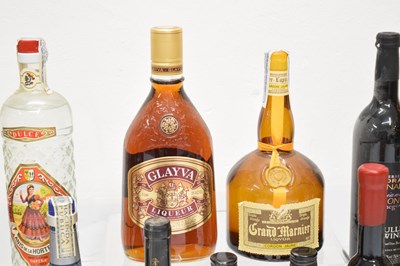 Lot 520 - Quantity of liqueurs, etc to include Ricard Pastis, Anis de la Hortelana, Glayva, Grand Marnier Cordon Jaune, Tamakari, etc