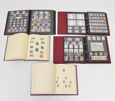 Lot 313 - Five albums of stamps