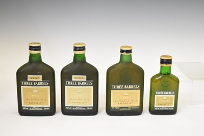 Lot 514 - Three-Barrels VSOP  Brandy, Grand Empereur Napoleon Brandy, Grand Fine Cognac, etc