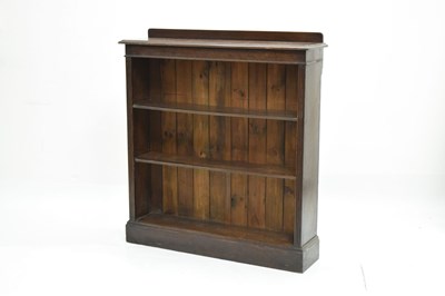 Lot 774 - Stained oak bookcase