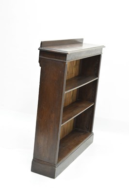 Lot 774 - Stained oak bookcase