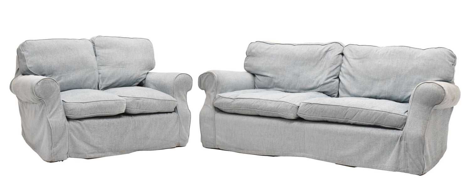 Lot 815 Laura Ashley Three and two seater sofas