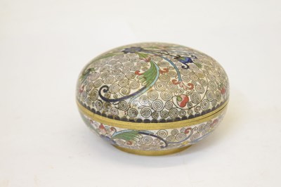 Lot 656 - Small quantity of Chinese cloisonne enamel vases, etc.
