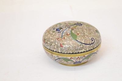 Lot 656 - Small quantity of Chinese cloisonne enamel vases, etc.