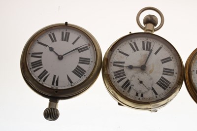 Lot 109 - Four base metal 'Goliath' watches
