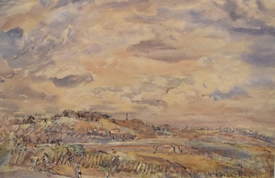 Lot 550 - Thomas Barclay Hennell, RWS, (1903-1945) - Watercolour - Rural landscape