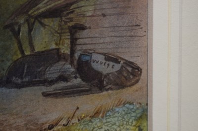 Lot 548 - George Wolfe, (1834-1890) - Watercolour - Mill in wooded landscape