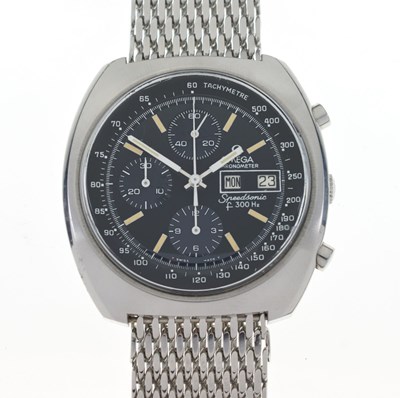 Lot 210 - Omega - Gentleman's stainless steel Speedsonic f300 Hz electronic Chronometer bracelet wristwatch