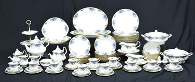 Lot 643 - Extensive Royal Albert 'Moonlight Rose' (Blue Roses) pattern tea and dinner wares