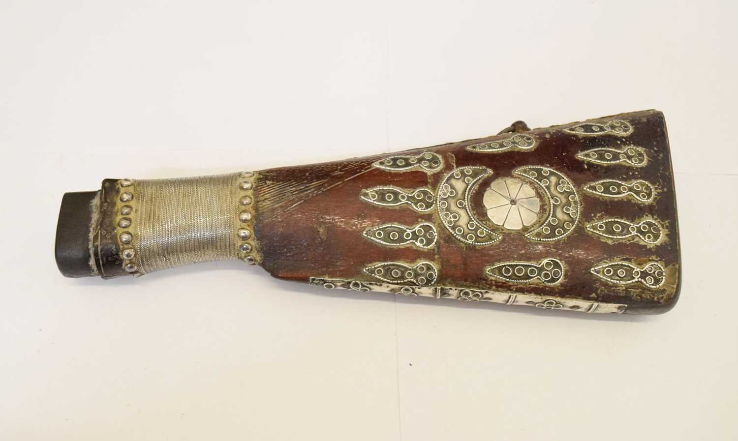 Lot 461 - Middle Eastern rifle/musket stock