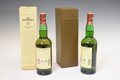 Lot 481 - The Glenlivet Single Malt Scotch Whisky, aged 12 years, 2 bottles