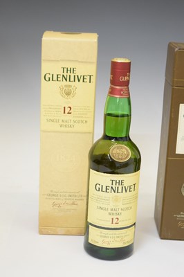 Lot 481 - The Glenlivet Single Malt Scotch Whisky, aged 12 years, 2 bottles