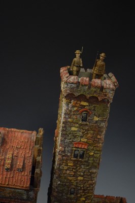 Lot 254 - Large Vintage Elastolin Castle.