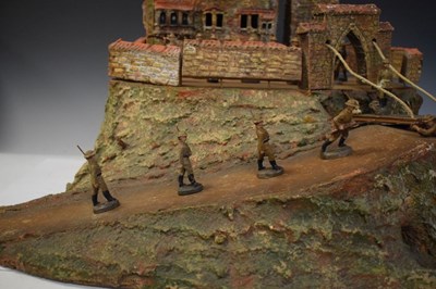 Lot 254 - Large Vintage Elastolin Castle.