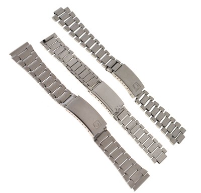 Lot 219 - Omega stainless steel bracelet