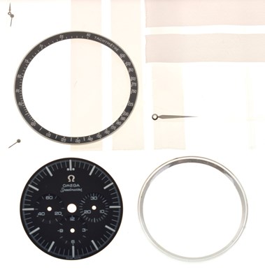 Lot 222 - Singer stepped service dial for an Omega Speedmaster