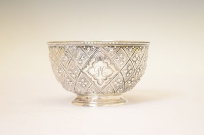 Lot 271 - Victorian silver bowl