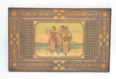 Lot 297 - Sorrento ware games tray