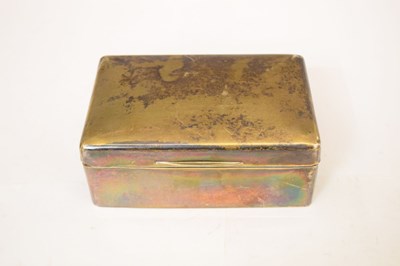 Lot 241 - 20th century silver table-top box