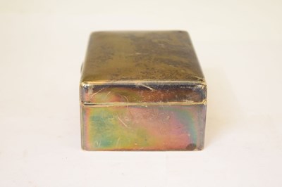 Lot 241 - 20th century silver table-top box