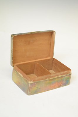 Lot 241 - 20th century silver table-top box