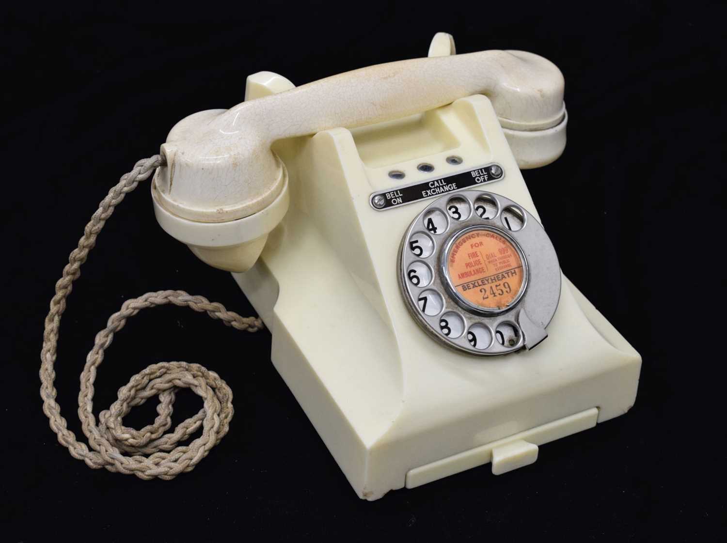 Lot 656 - Cream Bakelite 300 Series telephone