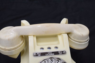 Lot 656 - Cream Bakelite 300 Series telephone