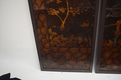 Lot 622 - Four framed Chinoiserie panels