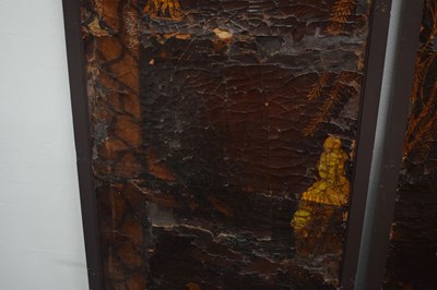 Lot 622 - Four framed Chinoiserie panels