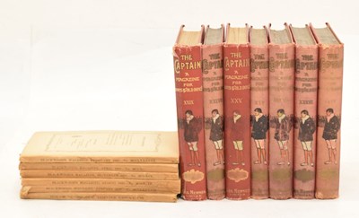 Lot 455 - Seven volumes of 'The Captain; A Magazine for Boys & Old Boys'