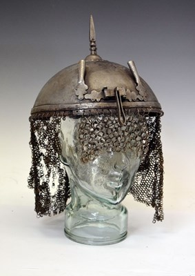 Lot 376 - 19th century Indian helmet 'Kulah Khud'