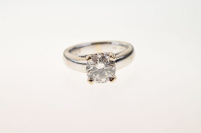 Lot 4 - Diamond single stone ring