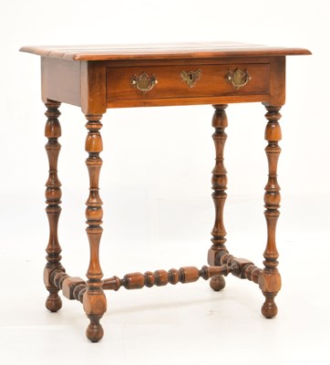 Lot 829 - William & Mary-style old mahogany reproduction side table