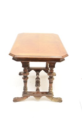 Lot 804 - Late Victorian oak centre table