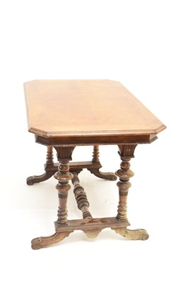 Lot 804 - Late Victorian oak centre table