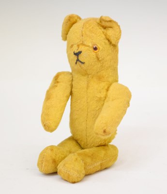 Lot 432 - Miniature golden mohair teddy bear