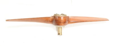 Lot 356 - Small mahogany propeller