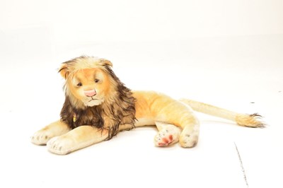 Lot 431 - Steiff Limited edition Replica 1956 'Leo' lion together with a late 20th century Blossom Bear mohair teddy
