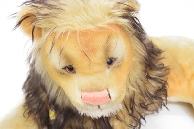 Lot 431 - Steiff Limited edition Replica 1956 'Leo' lion together with a late 20th century Blossom Bear mohair teddy