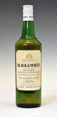 Lot 720 - Buchanan's Black & White Choice Old Scotch Whisky