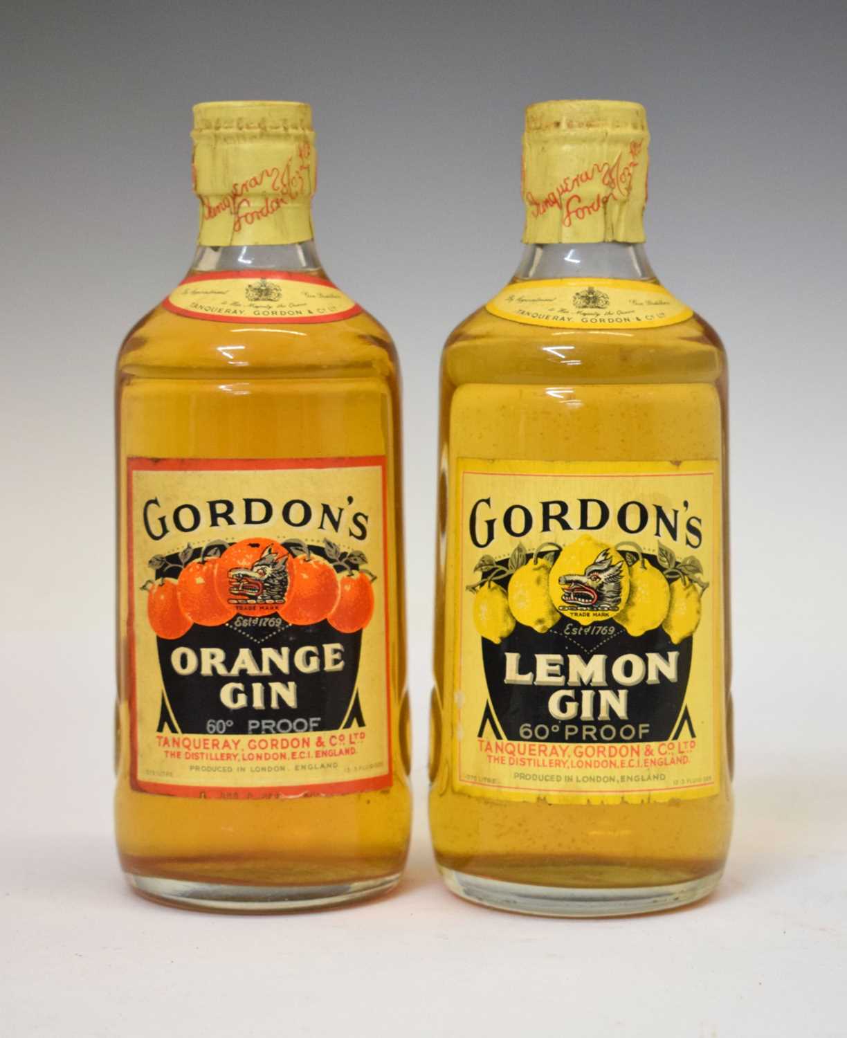 Lot 730 - Gordon's Orange Gin and Gordon's Lemon Gin