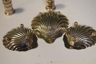 Lot 148 - Group of silver table cruets, etc..