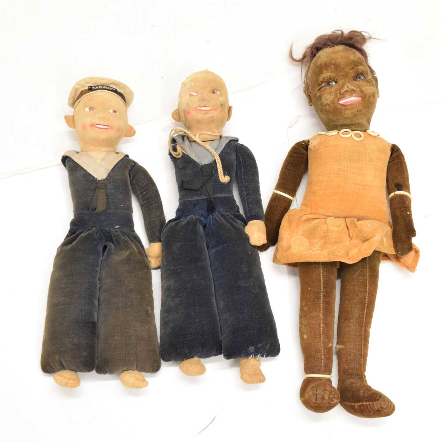 Lot 437 - Three Norah Wellings dolls