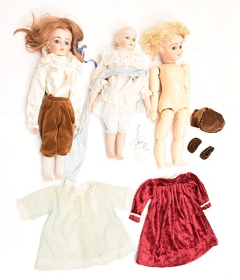 Lot 441 - Two 1980s reproduction dolls by Vernon Seeley, plus another