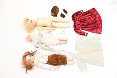 Lot 441 - Two 1980s reproduction dolls by Vernon Seeley, plus another